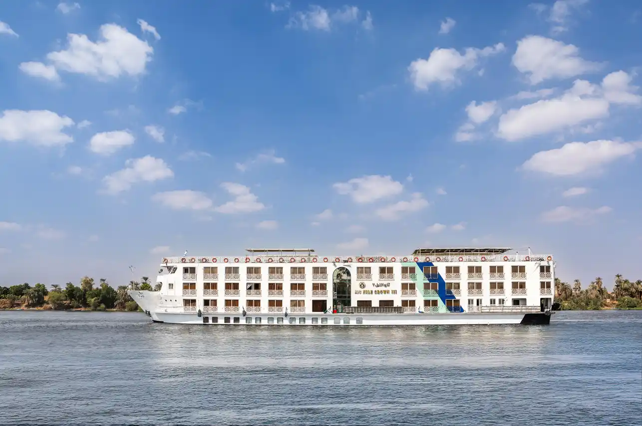 Exterior view of the MS Nile Crown III Nile Cruise Nile cruise ship